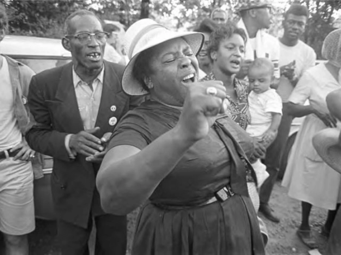 Fannie Lou Hamer singing