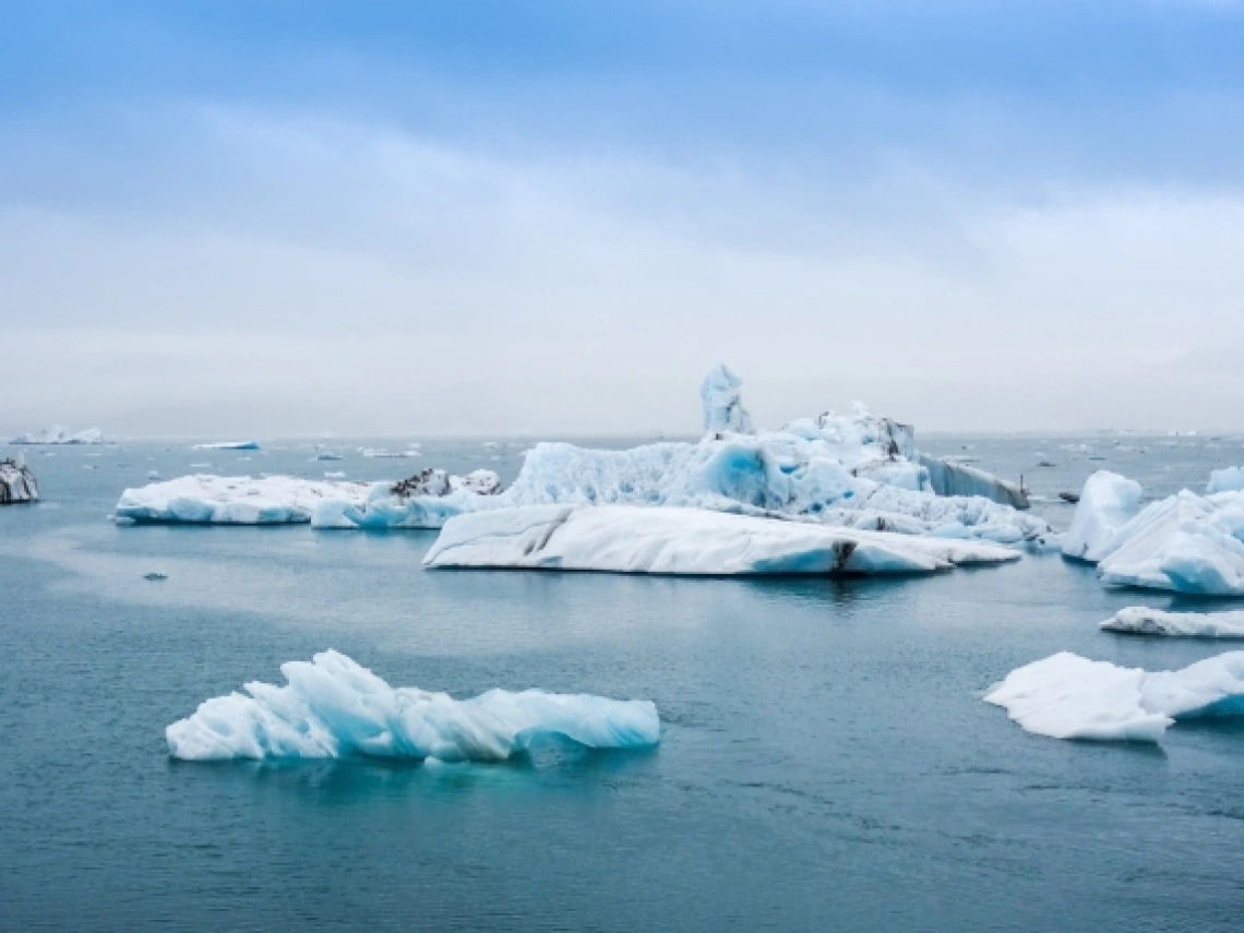 ice on the ocean